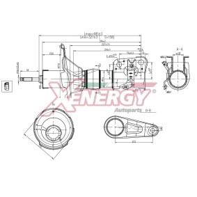 Stoßdämpfer X011331 für HONDA