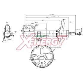 Stoßdämpfer X0113334 für TOYOTA
