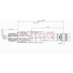 Stoßdämpfer X016348 für HONDA
