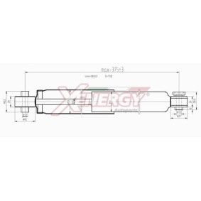 Stoßdämpfer X098349 für ACCENT IV Stufenheck (RB) für 26,93 CHF