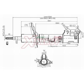Stoßdämpfer X106338 für ACCENT IV Stufenheck (RB) für 48,39 CHF