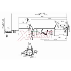 Stoßdämpfer X107338 für ACCENT IV Stufenheck (RB) für 48,39 CHF