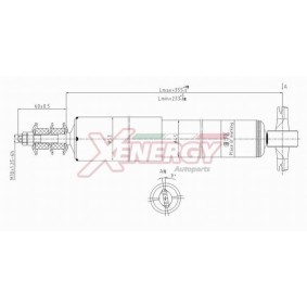 Stoßdämpfer X117444 für MITSUBISHI