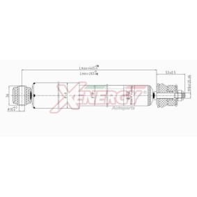 Stoßdämpfer X135443 für OPEL