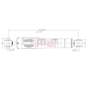 Stoßdämpfer X148341 für CLIO II (BB0/1/2_, CB0/1/2_) für 23,33 CHF