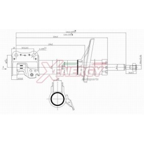 Stoßdämpfer X203334 für TOYOTA