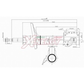Stoßdämpfer X204334 für TOYOTA
