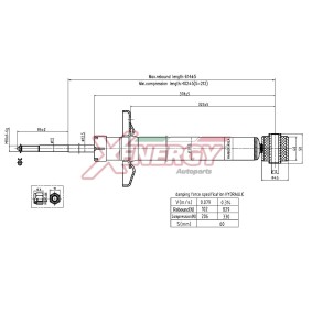 Stoßdämpfer X223343 für Passat Variant (3C5) für 32,91 CHF