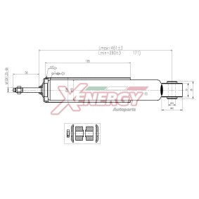 Stoßdämpfer X223344 für PAJERO II Canvas Top (V2_W, V4_W) für 25,33 CHF