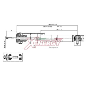 Stoßdämpfer X233343 für RENAULT