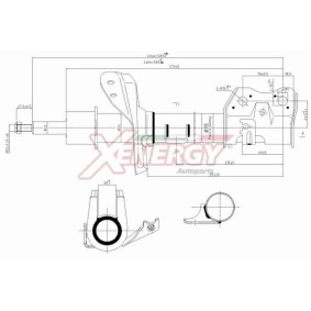 Stoßdämpfer X261339 für HONDA