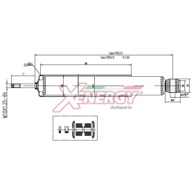 Stoßdämpfer X294344 für MITSUBISHI