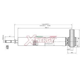 Stoßdämpfer X302343 für A4 Cabrio (8H7, B6, 8HE, B7) für 33,72 CHF