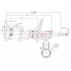 Stoßdämpfer X308334 für Space Star (DG_A) für 48,71 CHF