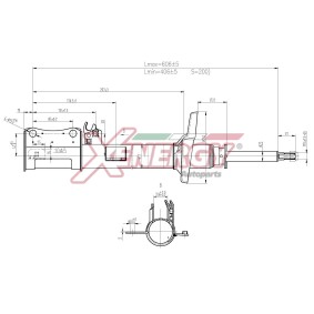 Stoßdämpfer X330334 für AVENSIS Stufenheck (T25) für 49,56 CHF