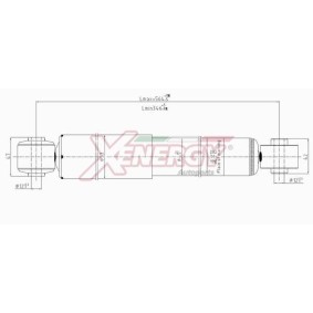 Stoßdämpfer X404344 für JEEP