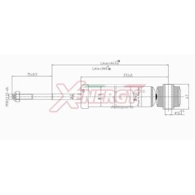 Stoßdämpfer X411343 für MITSUBISHI