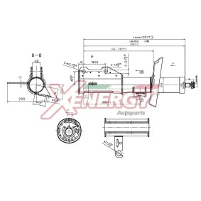 Stoßdämpfer X418339 für Astra F Cabrio (T92) für 49,56 CHF