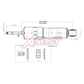Comprar Amortiguador de AP XENERGY X420344 a bajo precio de 77,28 €