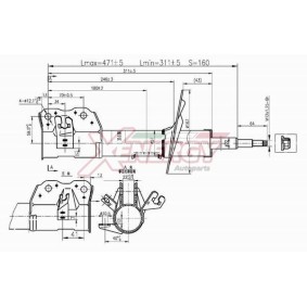 Stoßdämpfer X438334 für VOLVO