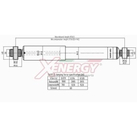 Stoßdämpfer X446344 für Astra F Cabrio (T92) für 26,93 CHF
