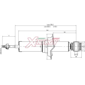 Stoßdämpfer X463341 für HONDA