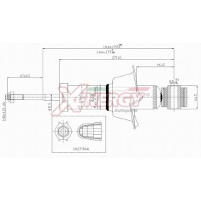Stoßdämpfer X492341 für HONDA