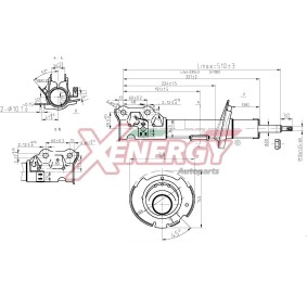 Stoßdämpfer X494333 für 2 (DY) für 48,71 CHF