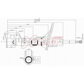Stoßdämpfer X504333 für MATRIX (FC) für 47,14 CHF