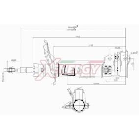 Stoßdämpfer X516333 für HYUNDAI