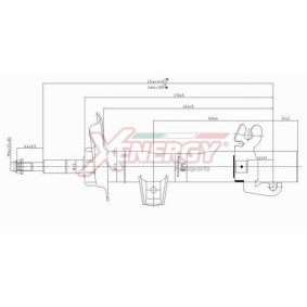 Stoßdämpfer X622334 für MINI
