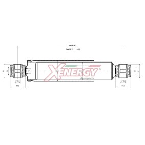 Stoßdämpfer X700345 für PEUGEOT
