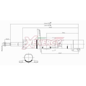 Stoßdämpfer X702324 für FABIA Stufenheck (6Y3) für 42,37 CHF