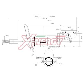 Stoßdämpfer X704339 für LAGUNA II (BG0/1_) für 47,14 CHF