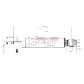 Stoßdämpfer X710344 für AUDI