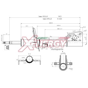 Stoßdämpfer X717333 für RENAULT