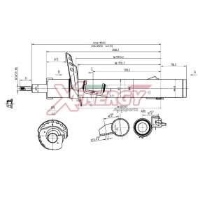 Stoßdämpfer X718339 für VOLVO