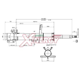 Stoßdämpfer X741339 für AUDI