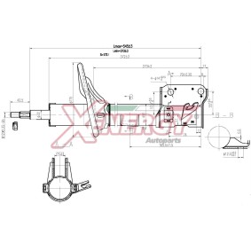 Stoßdämpfer X743339 für HYUNDAI