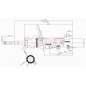 Stoßdämpfer X776333 für C3 Aircross II (2R_, 2C_) für 44,59 CHF