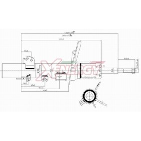 Stoßdämpfer X777333 für C3 Aircross II (2R_, 2C_) für 44,59 CHF