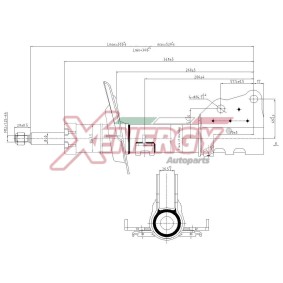 Stoßdämpfer X8011333 für RENAULT