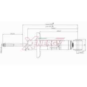 Stoßdämpfer X801443 für Cordoba Limousine (6L2) für 31,23 CHF