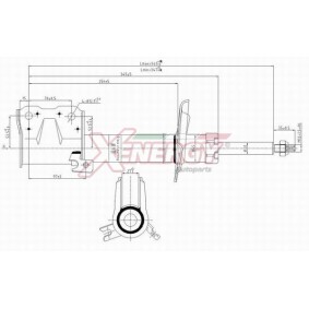 Stoßdämpfer X8016333 für MITSUBISHI