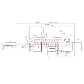 Stoßdämpfer X802339 für C4 Picasso II für 54,52 CHF