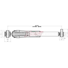 Stoßdämpfer X803553 für LAGUNA II (BG0/1_) für 31,64 CHF