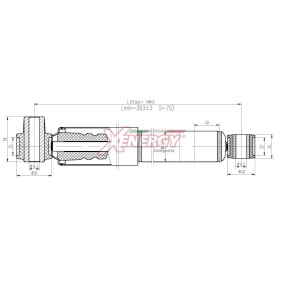 Stoßdämpfer X804551 für MEGANE Scenic (JA0/1_) für 26,93 CHF