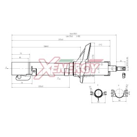 Stoßdämpfer X812634 für Leon SC (5F5) für 42,00 CHF