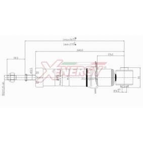 Stoßdämpfer X815341 für AVENSIS Stufenheck (T25) für 34,58 CHF