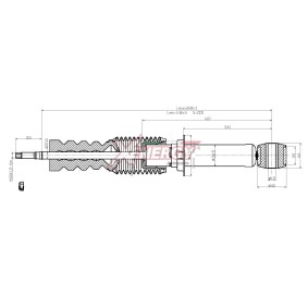 Stoßdämpfer X817341 für FORD